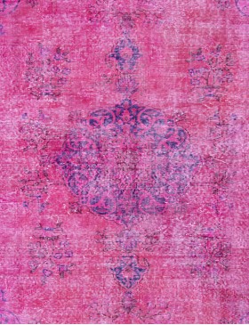 Roze Turkije Vintage Tapijt  291 x 180 cm