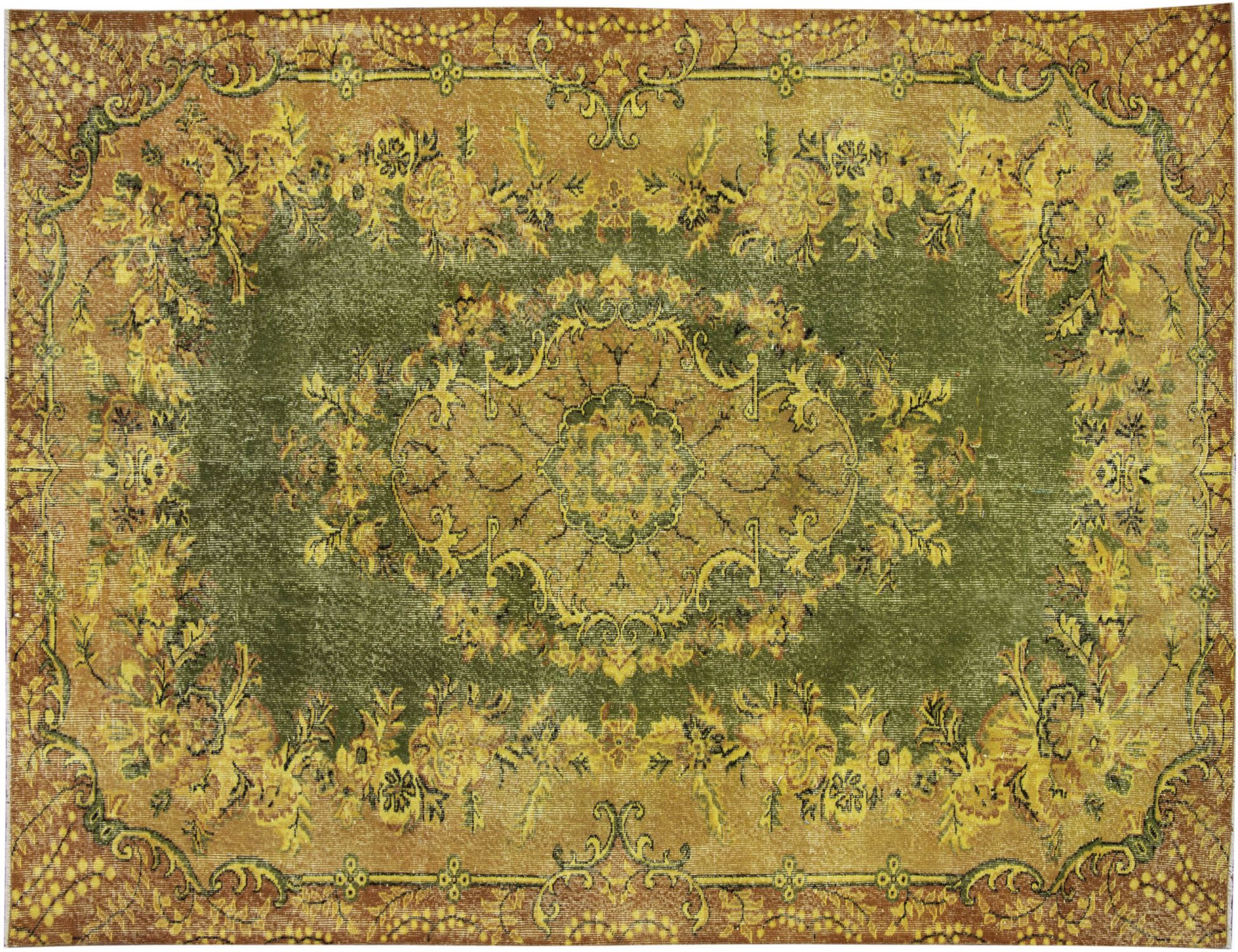 Persischer Vintage Teppich  gelb <br/>298 x 195 cm