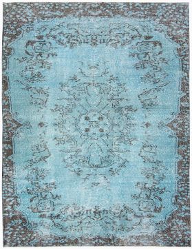 Tappeto vintage 225 x 112 blå