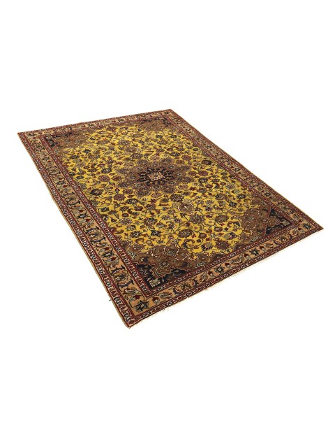 Gelb Persien Perserteppich  220 x 111 cm