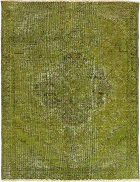 Tappeto vintage persiano 117 x 87 verde