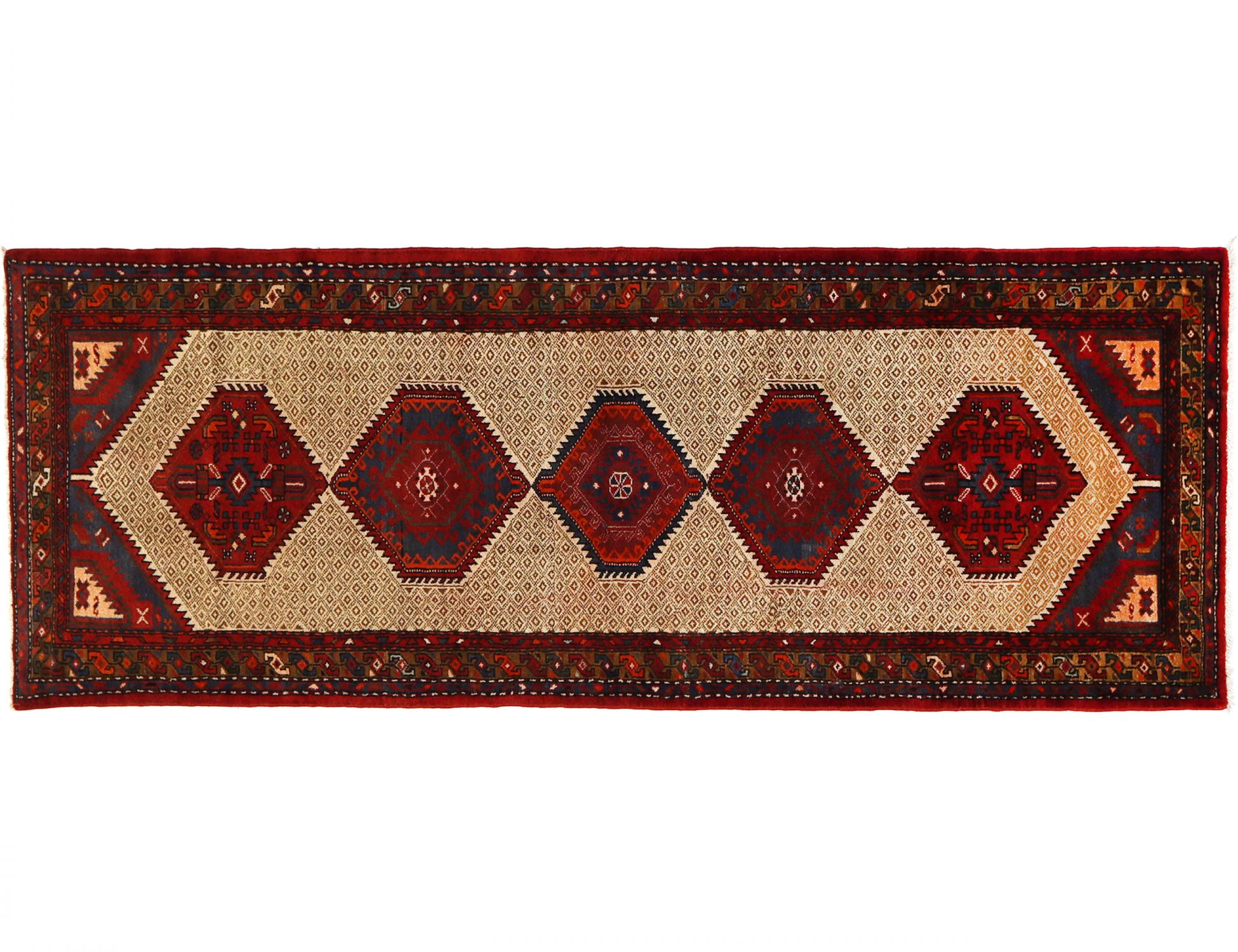 Tapis persan  beige <br/>305 x 114 cm