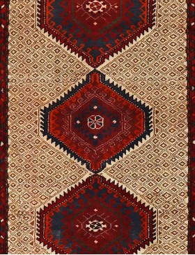 Beige Persien Persisk matta  305 x 114 cm