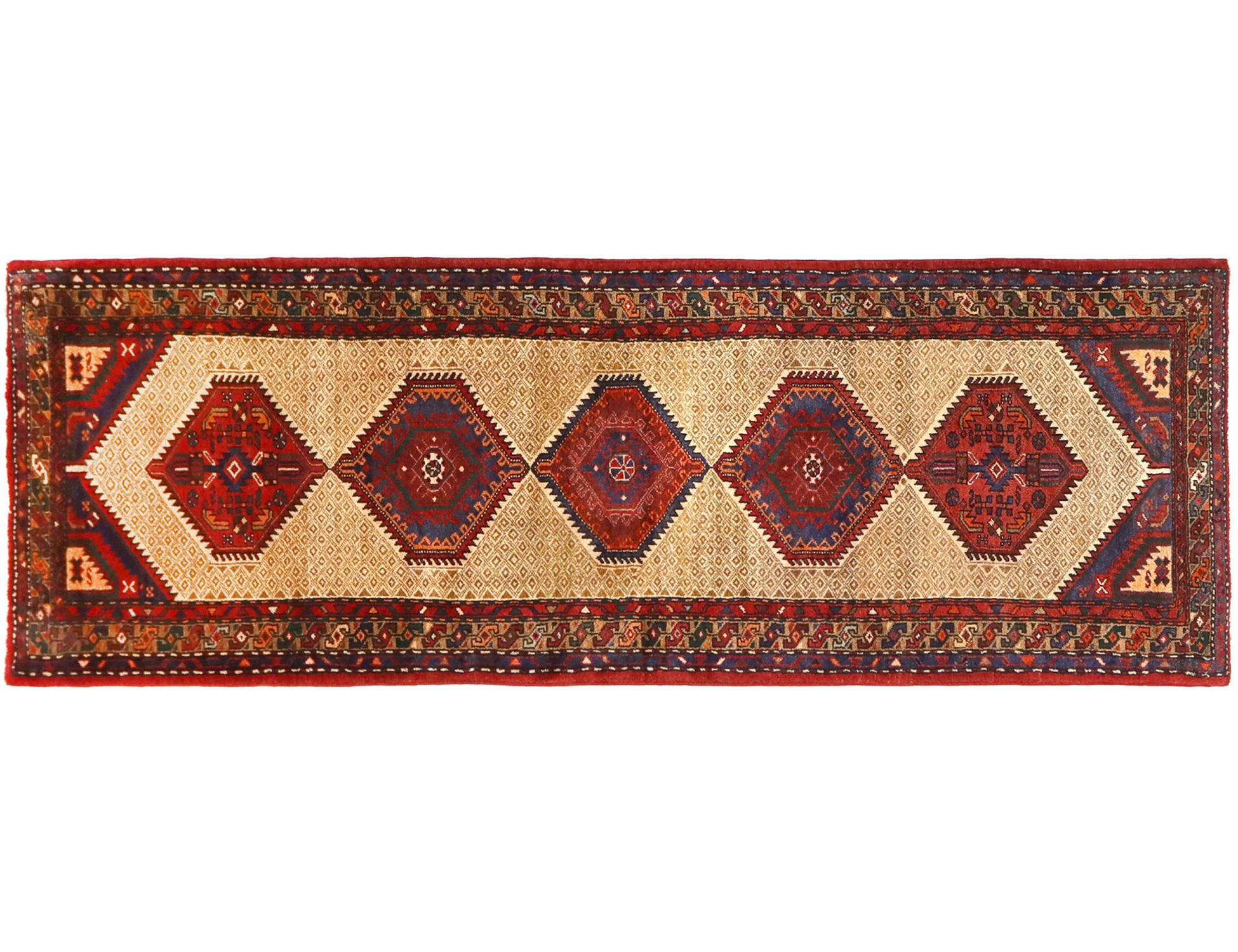 Persisk Tæppe  beige <br/>317 x 114 cm