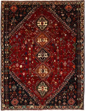 Röda Persien Shiraz Qashqai  266 x 168 cm