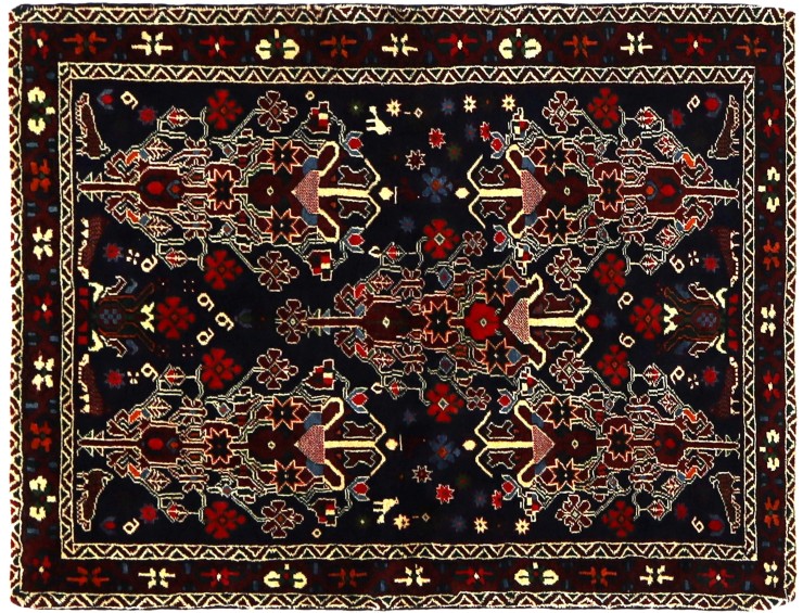Bleu Persan Tapis persan 150 x 100 cm
