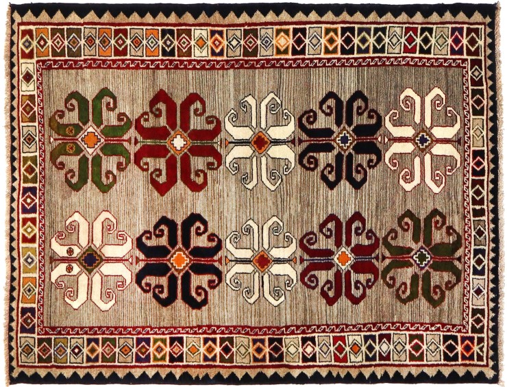 Grise Persan Shiraz Qashqai 211 x 126 cm