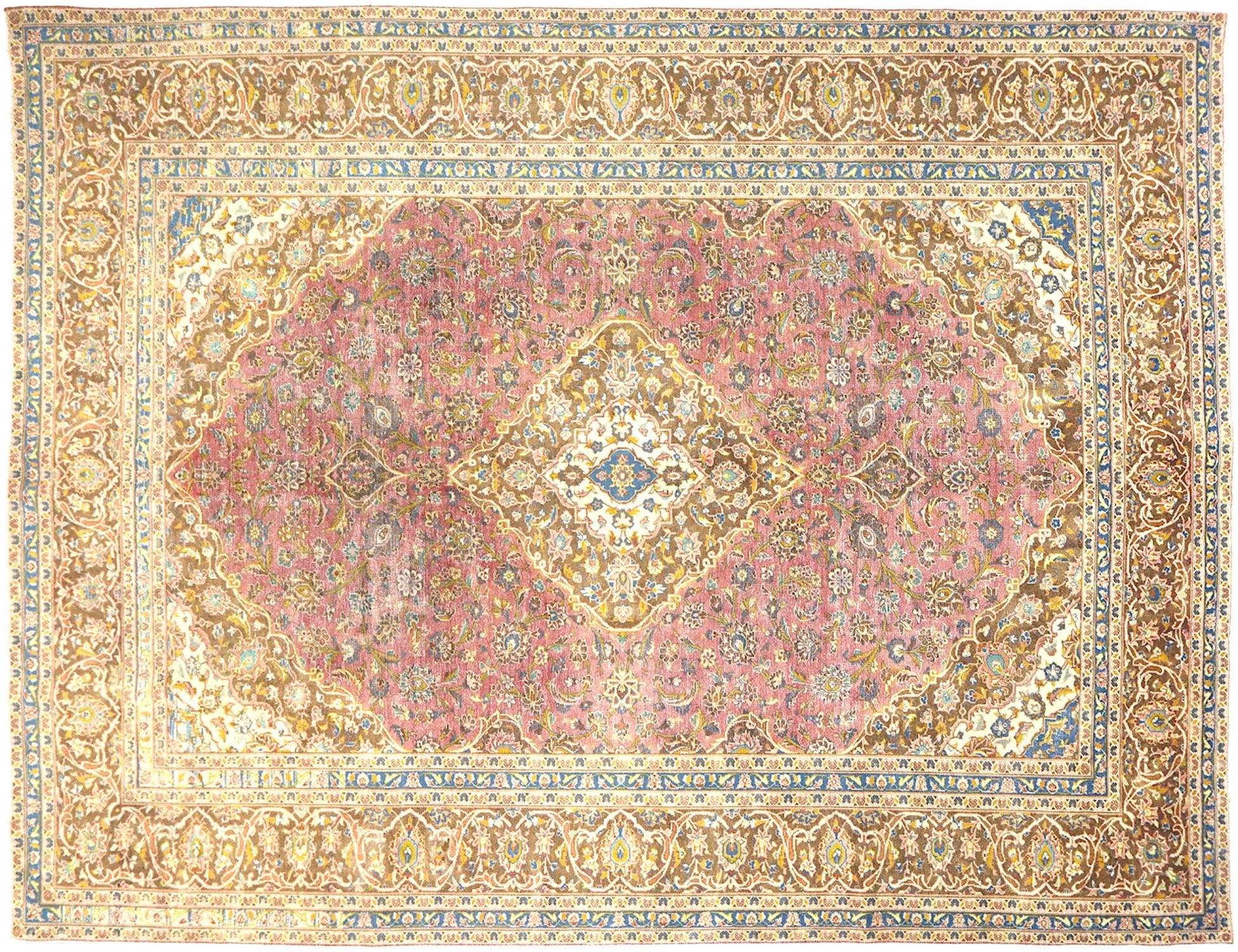 Alfombra persa vintage  beige <br/>384 x 285 cm