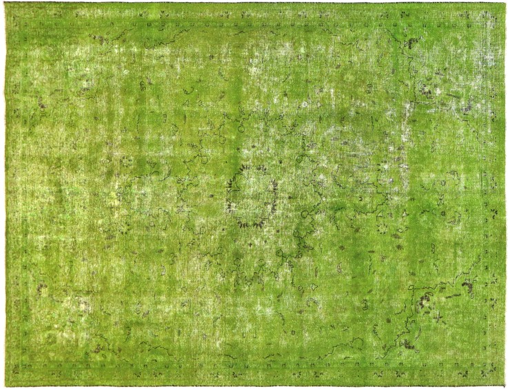 Verde Persa Alfombra persa vintage  310 x 220 cm