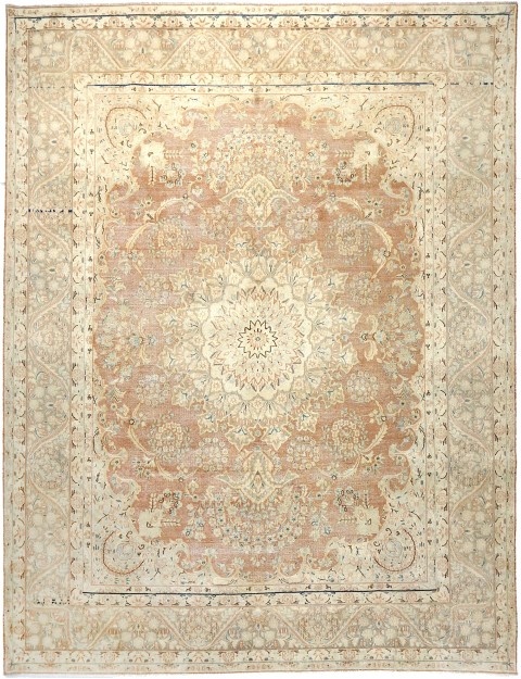 Beige Persia Persisk vintage teppe  390 x 290 cm