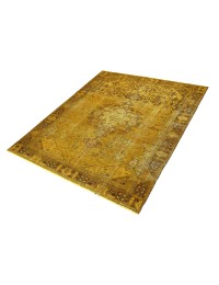 Yellow Persia Persian Vintage Carpet 275 x 185 cm - view 2