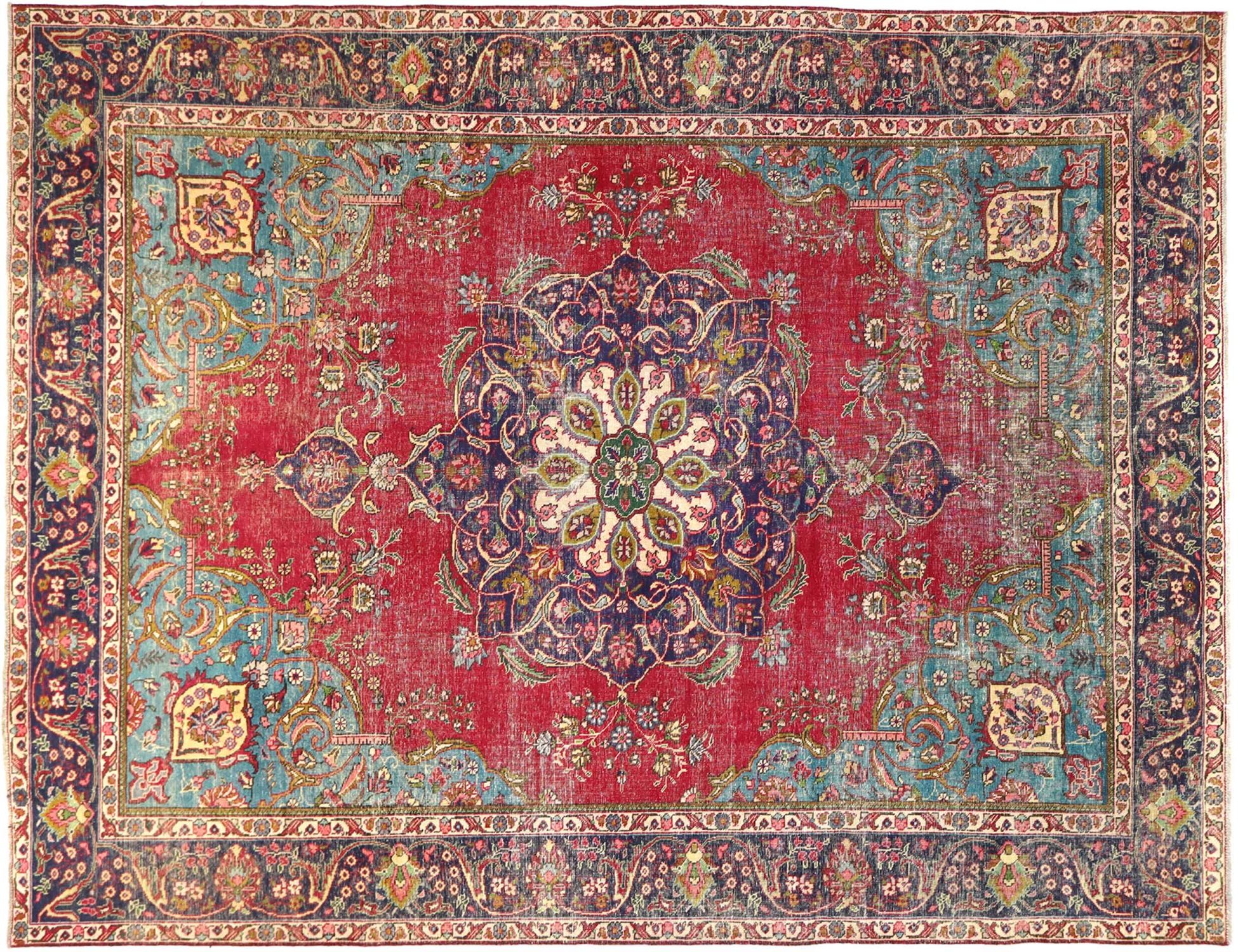Tapis Persan vintage  multicolore <br/>380 x 290 cm