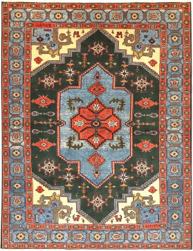 Perzisch Vintage Tapijt 285 x 185 blauw