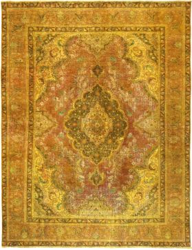 Perzisch Vintage Tapijt 288 x 198 oranje