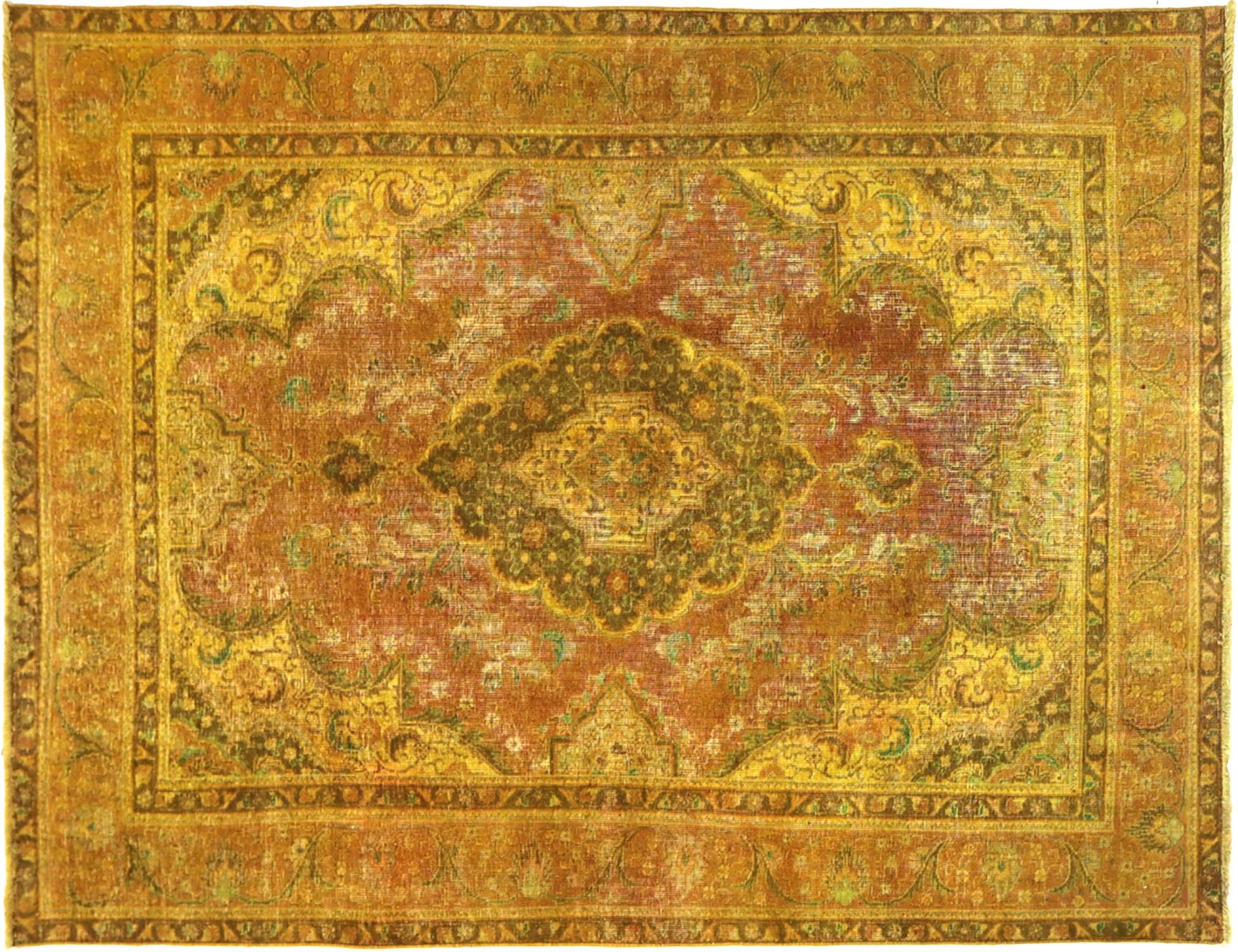 Persisk Vintagetæppe  orange <br/>288 x 198 cm