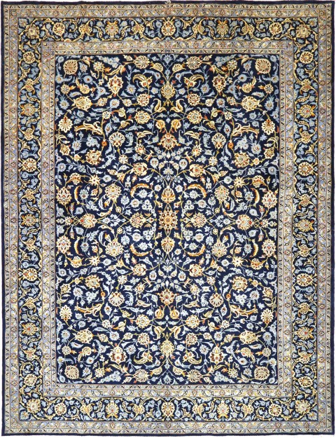 Bleu Persan Tapis persan 397 x 292 cm