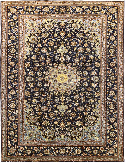 Blau Persien Perserteppich  322 x 201 cm