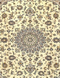 Beige Persiano Kashan 296 x 203 cm - view 4