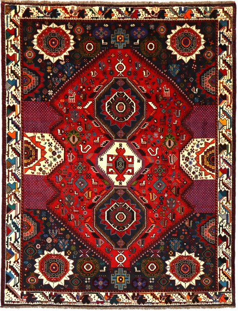 Rot Persien Shiraz Qashqai 281 x 217 cm