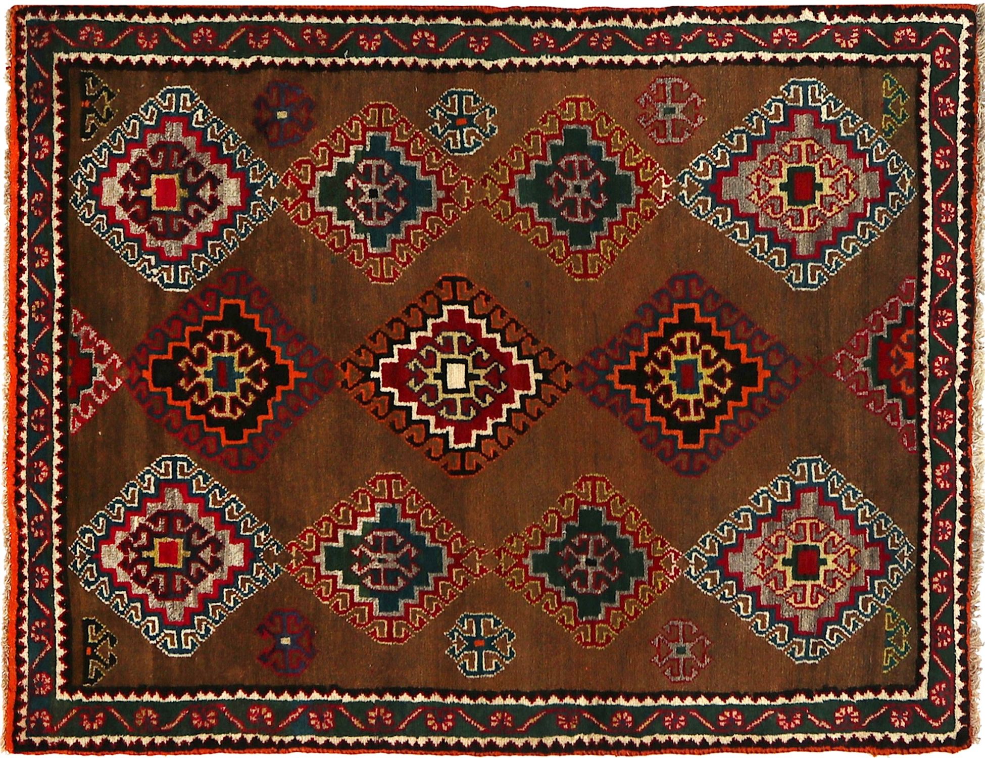 Persian Rug  multicolor  <br/>207 x 130 cm