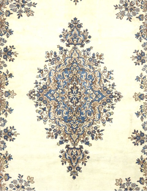 Beige Persien Kerman  377 x 270 cm