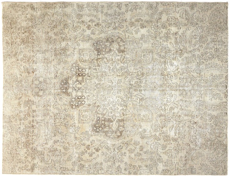 Beige Perzië Perzisch Vintage Tapijt 292 x 220 cm