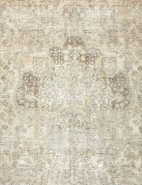 Beige Perzië Perzisch Vintage Tapijt 292 x 220 cm - view 4