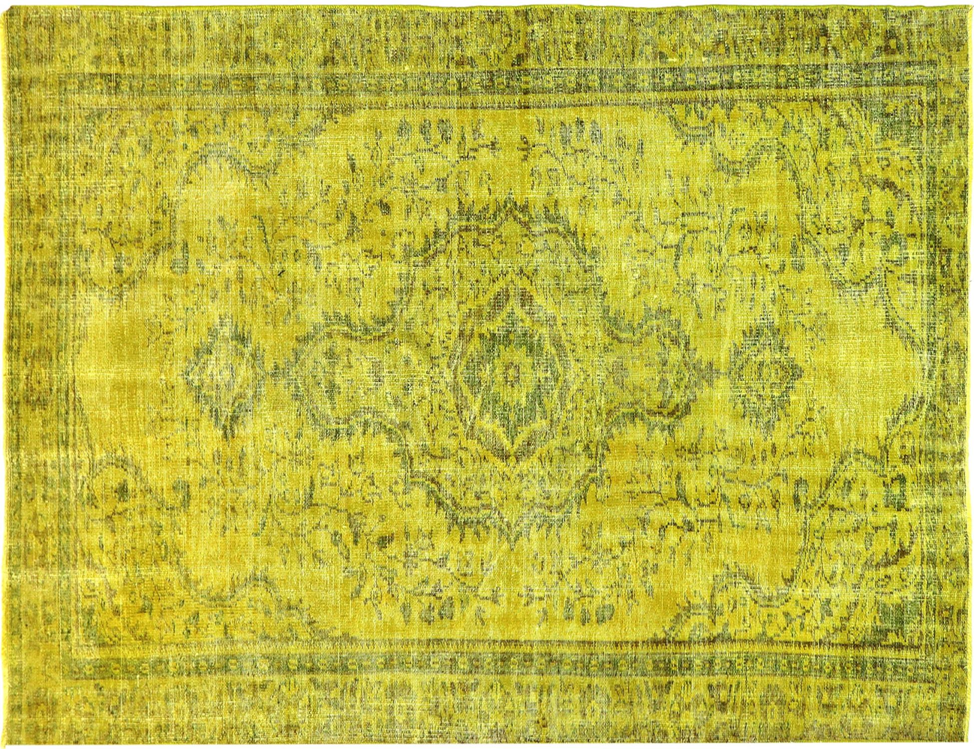 Vintagetæppe  grøn <br/>285 x 156 cm