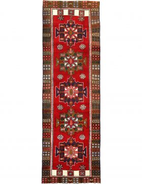 Perzisch Tapijt 310 x 95 rood