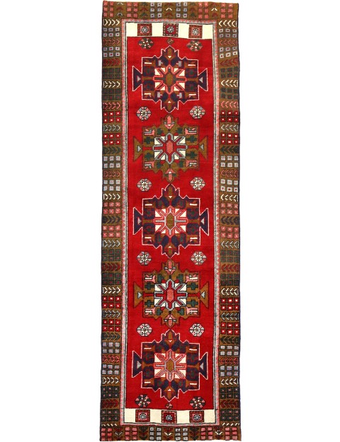 Rot Persien Perserteppich 310 x 95 cm