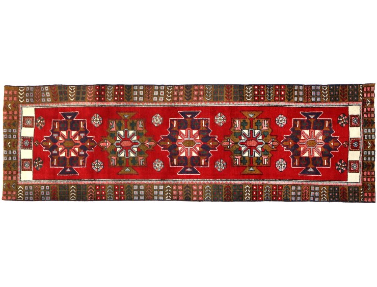 Rojo Persa Alfombra Persa 310 x 95 cm