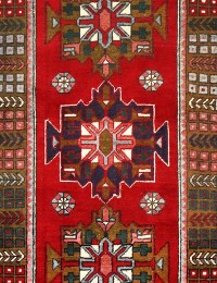 Rojo Persa Alfombra Persa 310 x 95 cm - view 4