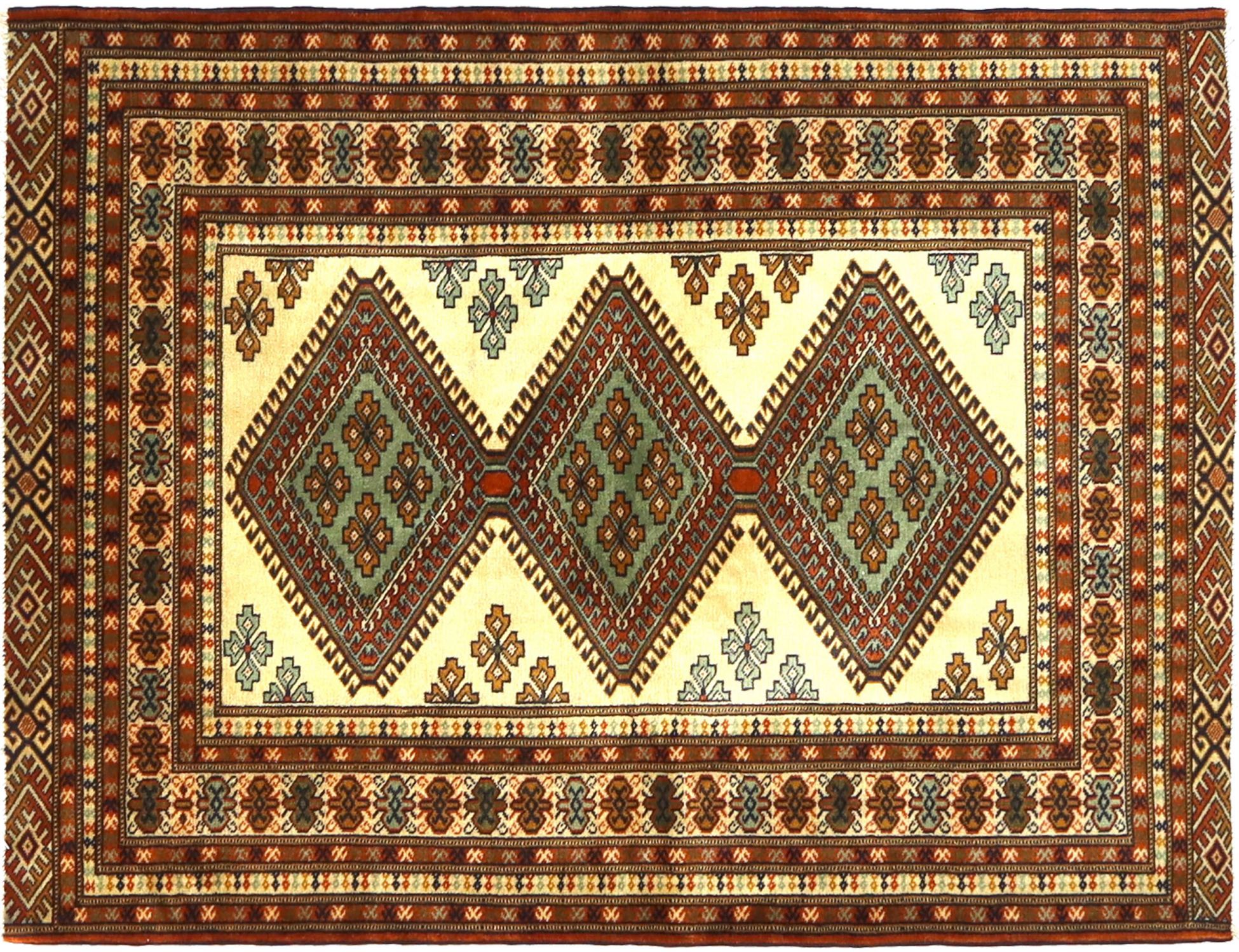 Persisk Tæppe  beige <br/>193 x 132 cm