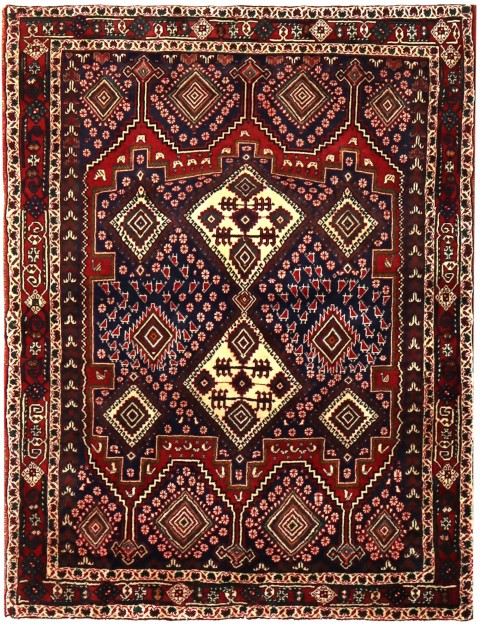 Rød Persia Hamadan  180 x 134 cm