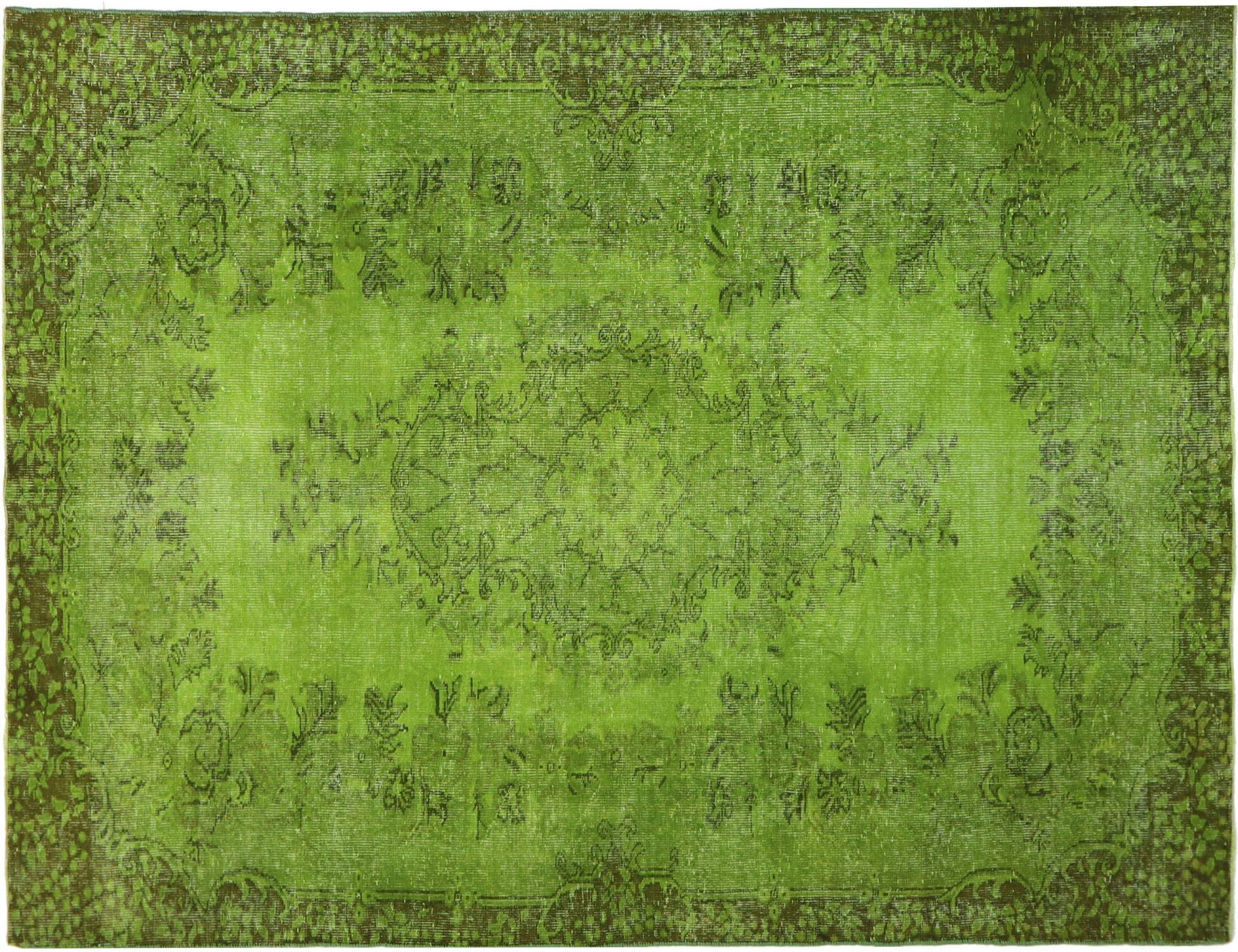 Tappeto vintage  verde <br/>290 x 183 cm