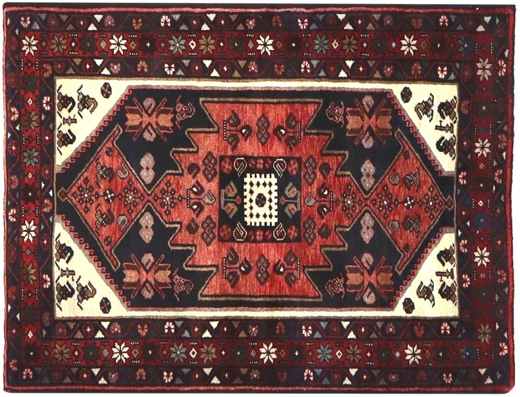 Rood Perzië Perzisch Tapijt 140 x 103 cm