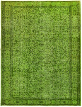 Vert Turc Tapis  vintage  267 x 170 cm