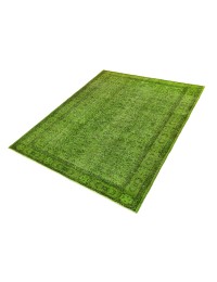 Verde Turquía Alfombra vintage 267 x 170 cm - view 1
