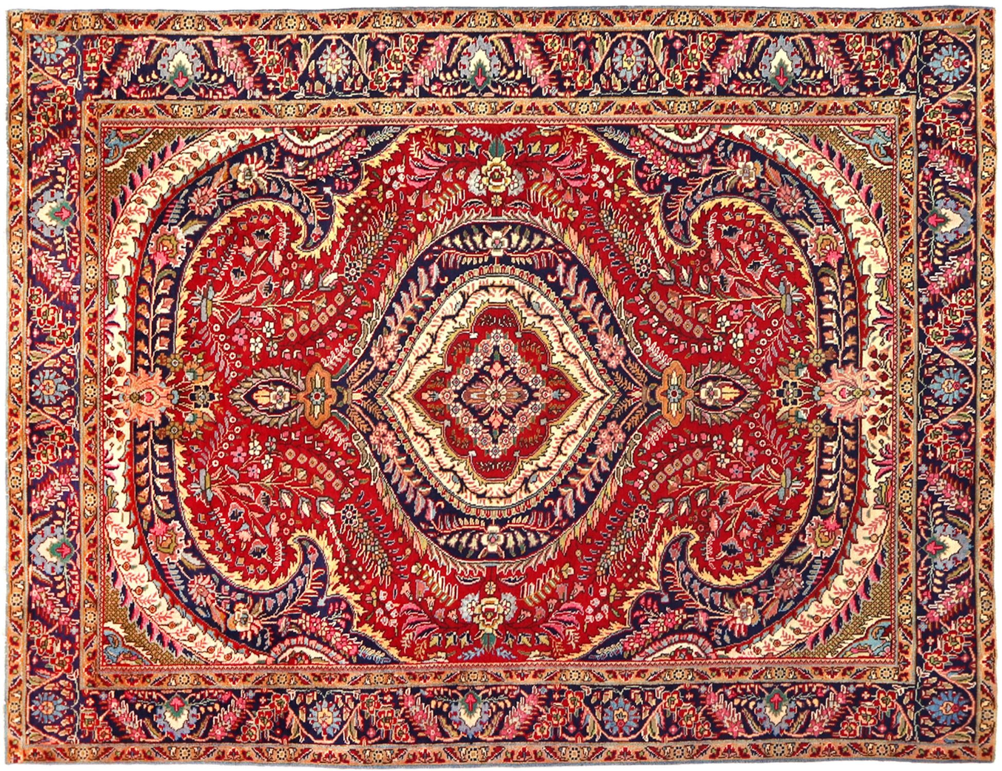 Tapis persan  rouge <br/>283 x 194 cm