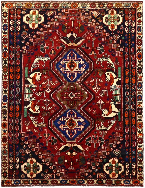 Rot Persien Perserteppich  278 x 177 cm