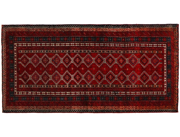 Rojo Persa Alfombra Persa 180 x 90 cm