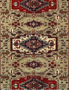 Vert Persan Tapis persan  220 x 140 cm