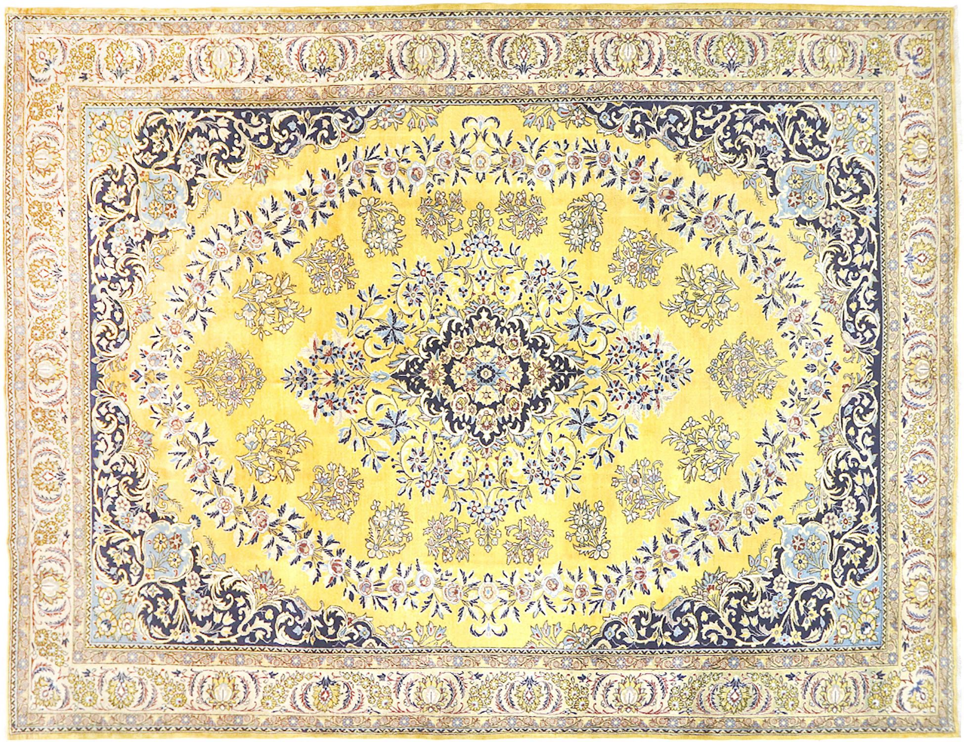 Tapis persan  jaune <br/>418 x 297 cm