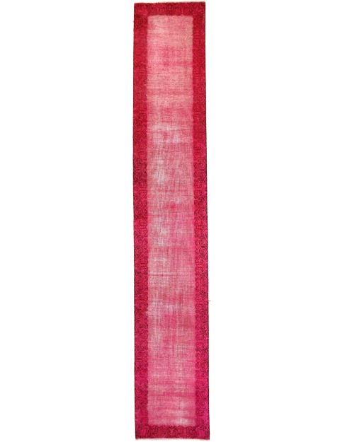 Rot Persien Persischer Vintage Teppich 481 x 80 cm