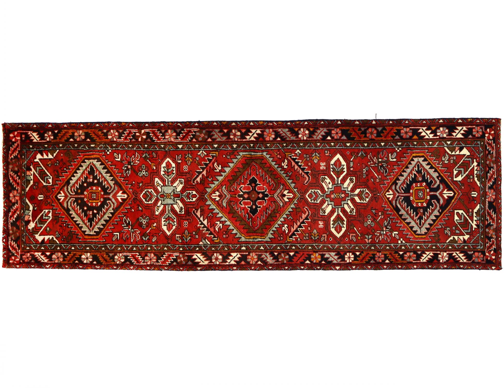 Tapis persan  rouge <br/>323 x 98 cm