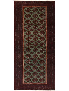 Grøn Persien Persisk Tæppe  202 x 100 cm