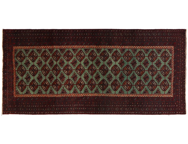 Verde Persiano Tappeto persiano 202 x 100 cm