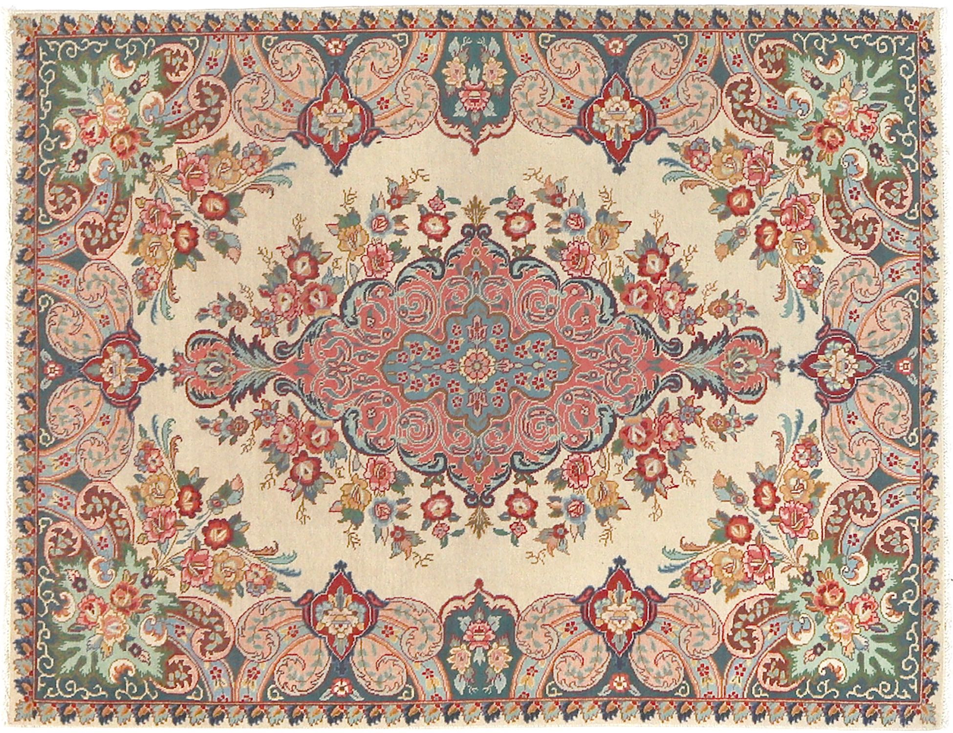 Persian Rug  beige  <br/>190 x 140 cm