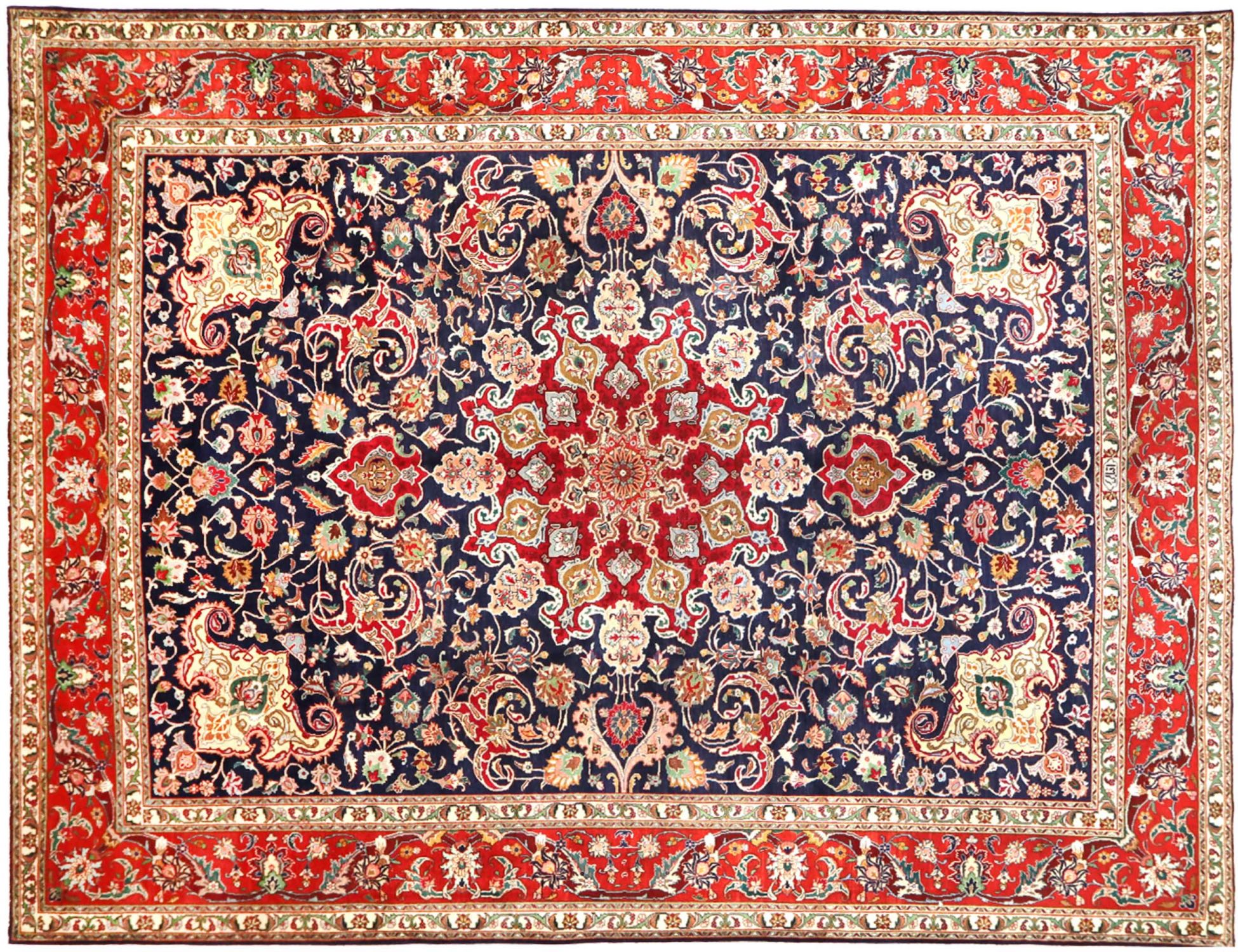 Persian Rug  blue <br/>390 x 297 cm