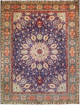 Perzisch Tapijt 389 x 300 blauw